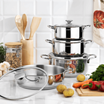 Qazan dəsti Schafer Steel Storm 8 parça Gümüşü 8699131885017