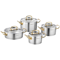 Набор кастрюль Korkmaz Proline 8 parça Gold A1148