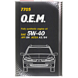 Моторное масло Mannol 7705 O.E.M. For Renault-Nissan SAE 5W-40 4Л Металл