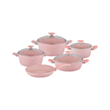 Набор кастрюль Vilma Papilla 9 шт.Pembe