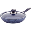 Сковородка Hascevher Stoneco Blue Granit 24 См С Крышкой