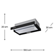 Вытяжка ECOTECH TSE5060BG