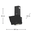 Aspirator Electrotech Alno Duo 60 Black
