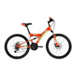 Velosiped Black One İce FS 24 D 14.5 - Green-Orange