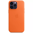 Чехол iPhone 14 Pro Max Leather Case with MagSafe - Orange MPPR3ZM/A
