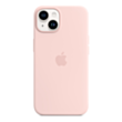 Защитный чехол iPhone 14 Silicone with MagSafe Chalk Pink MPRX3ZM/A