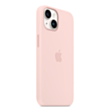 Защитный чехол iPhone 14 Silicone with MagSafe Chalk Pink MPRX3ZM/A