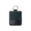 Samsung Galaxy Z Flip3 Silicone Cover with Ring, Green EF-PF711TGEGRU