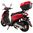 Moped ZigZag One 50 CC Red