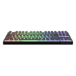 Oyun klaviaturası Dark Project Pro KD87A Classic PBT Pudding Black/Gateron