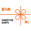 Hədiyyə kartı 50 AZN MG
