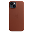 Защитный чехол iPhone 14 Leather With MagSafe Umber MPP73ZM/A