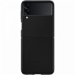 SAMSUNG GALAXY Z FLIP3 LEATHER COVER, BLACK EF-VF711LBEGRU