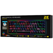 Oyun klaviaturası 2E KG370 RGB Gateron Blue/Black