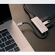 Powerology USB-C Hub 4in1 Gray