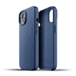 Mujjo leather case iPhone 13 blue
