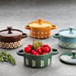 Bişirmə qabı Schafer Epoch Mini Crock 2 parça Tünd-qəhvəyi