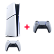 Игровая приставка PlayStation 5 Slim 1 TB 1000049742 + DualSense Sterling Silver