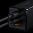 Baseus GaN3 Pro Fast Charger 2C+U 65W EU Black / CCGP050101