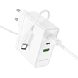 Borofone Charger + Cable Type-C İmperial PD100W BN11 White