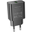 Adapter Borofone Charger BS72A Black