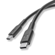 Кабель Powerology USB Type-C to USB Type-C 2 м Black