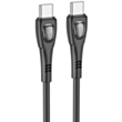 Кабель Borofone BX98 USB Type-C to USB Type-C 1 м 60W Black