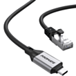 Naqil Promate Ethernet (RJ-45) to USB Type-C CLINK-RJ45 Black, Grey