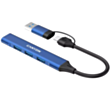 Ötürücü Canyon Hub DS-02 4in1 USB-A/C Blue CNS-TDS02BL