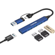 Ötürücü Canyon Hub DS-02 4in1 USB-A/C Blue CNS-TDS02BL