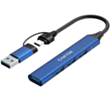 Ötürücü Canyon Hub DS-02 4in1 USB-A/C Blue CNS-TDS02BL