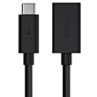 Переходник Belkin 3.0 USB Type-C to USB Type-A (F) 5GBPS / F2CU036BTBLK Blue