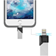 Silicon Power Xdrive Z50 64 GB Flash Drive Lightning for iPhone/USB 3 Silver SP064GBLU3Z50V1S-N