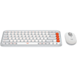 Klaviatura Logitech Pop Icon Combo Off White
