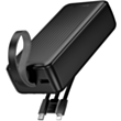 Power Bank Borofone Clever BJ79B 50000 мАч Integrated Cable Black