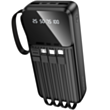 Power Bank Borofone BJ76A 20000 мАч Integrated Cable Black