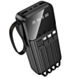 Power Bank Borofone BJ76A 20000 мАч Integrated Cable Black
