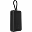Power Bank Anker 20000 mAh 30W Built In USB Type-C Cable A1689H11 Black