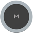 Magssory Wireless Charger Coin WCH015 Dark Grey