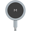 Magssory Wireless Charger Coin WCH015 Dark Grey