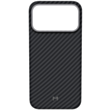 Qoruyucu örtük Magssory iPhone 17 Pro Max Aramid Frame CFB045 Black