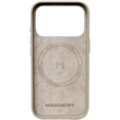 Qoruyucu örtük Magssory iPhone 17 Pro Eco-Leather CLT044 Ivory