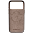 Qoruyucu örtük Magssory iPhone 17 Pro Max Eco-Leather CLT045 Latte