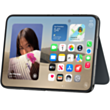 Qoruyucu örtük Apple iPhone Duo Folio with Kickstand Navy Blue