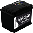 Аккумулятор для автомобиля Unicorn 60 AH-500 SAE Black