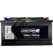Аккумулятор для автомобиля Unicorn 100 AH-12V Black