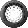Avtomobil təkəri Petlas 315/80R22.5 SH100 TL 154/150 M (001.PT.72250)
