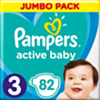 Подгузник Pampers Jumbo Pack S3 Midi 82 шт 8001090948175