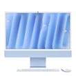 Моноблок Apple iMac 24 MWV13RU/A Blue