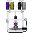 Принтер Anycubic Kobra X Combo 3D (KBXCWH0B-O)